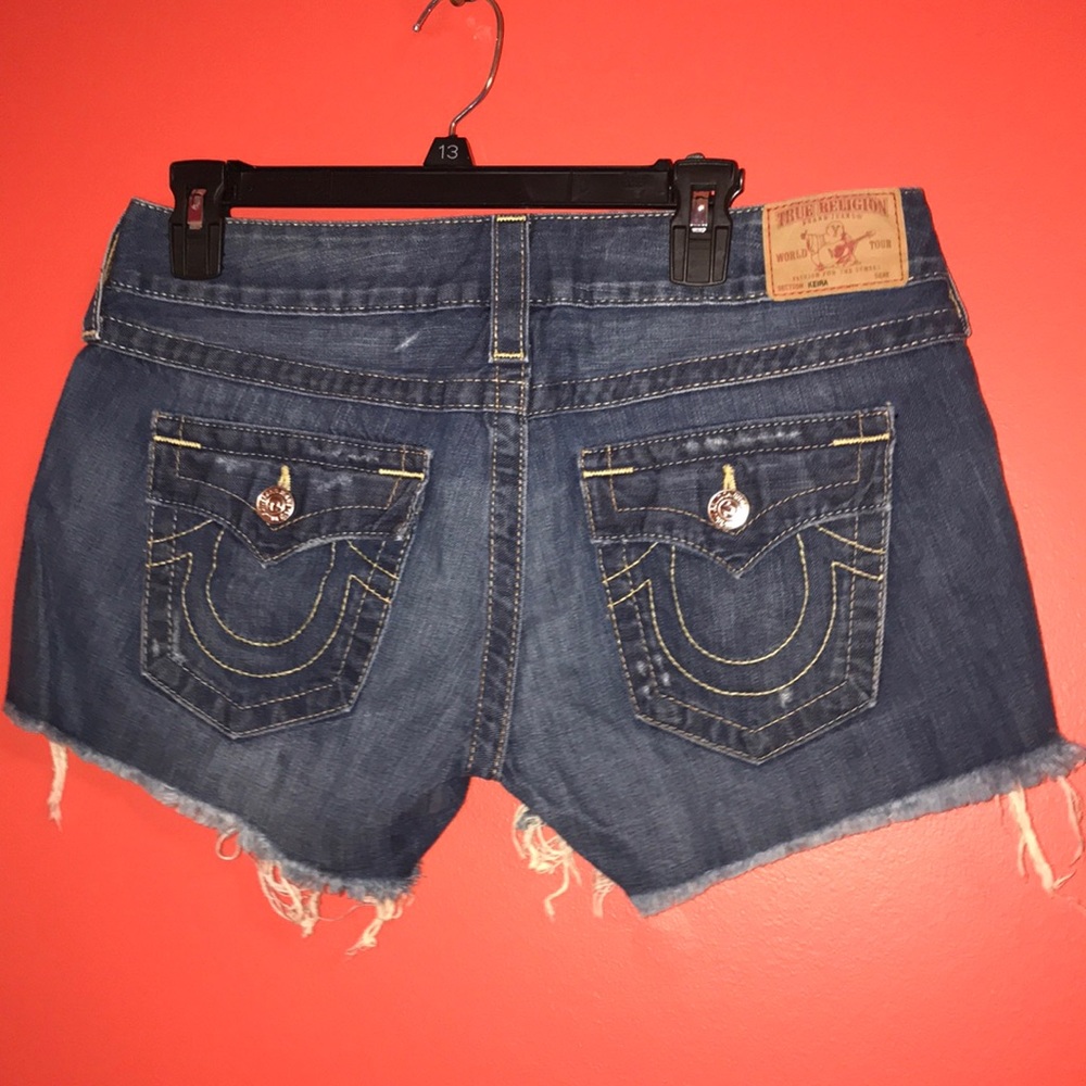 True Religion jean shorts